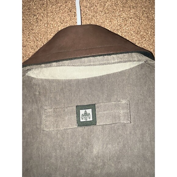 Rainforest Mens Brown Zip Up Removable Liner Down Winter Jacket Nordstrom Size L - Picture 13 of 16